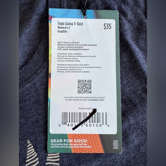 2 for $30 Item, Cotopaxi Topo Llama T-Shirt, NWT - Picture 4 of 6